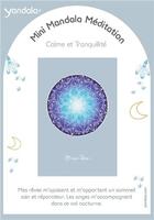 Couverture du livre « Mini yandala méditation ; calme et tranquillité » de  aux éditions Dg-exodif