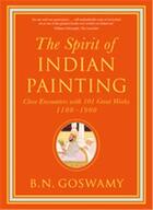 Couverture du livre « The spirit of indian painting » de Goswamy B. N aux éditions Thames & Hudson