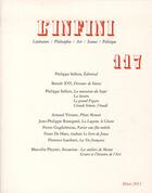 Couverture du livre « Revue l'infini N.117 » de  aux éditions Gallimard