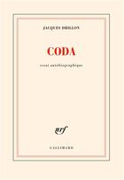 Couverture du livre « Coda » de Jacques Drillon aux éditions Gallimard