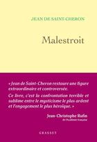 Couverture du livre « Malestroit : Vie et mort d'une résistante mystique » de Jean De Saint-Cheron aux éditions Grasset