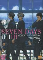 Couverture du livre « Seven days Tome 1 » de Rihito Takarai et Venio Tachibana aux éditions Taifu Comics