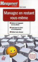 Couverture du livre « Managez en restant vous meme » de Ramez Cayatte aux éditions Esf Prisma