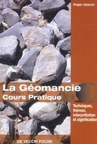 Couverture du livre « Geomancie cours pratique (la) poche » de Gascon aux éditions De Vecchi