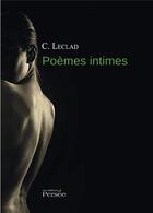 Couverture du livre « Poèmes intimes » de Leclad C aux éditions Persee