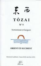 Couverture du livre « Tôzai, n° 9/2007 » de K Levet Jean-Pierre aux éditions Pu De Limoges