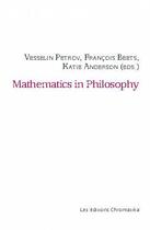 Couverture du livre « Mathematics in philosophy » de  aux éditions Chromatika