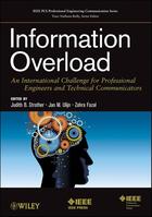 Couverture du livre « Information Overload » de Judith B. Strother et Jan M. Ulijn et Zohra Fazal aux éditions Wiley-ieee Press