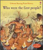 Couverture du livre « Who were the first people ? » de Struan Reid et Phil Roxbee Cox et Gerald Wood aux éditions Usborne