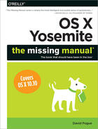 Couverture du livre « OS X Yosemite: The Missing Manual » de Pogue David aux éditions O'reilly Media