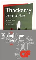 Couverture du livre « Barry Lyndon » de William Makepeace Thackeray aux éditions Flammarion