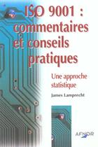 Couverture du livre « Iso 9001 commentaires et conseils pratiques » de Sophie Millot aux éditions Afnor