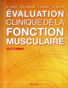 Couverture du livre « Evaluation clinique de la fonction musculaire, 7e ed. » de Lacote/Chevalier aux éditions Maloine