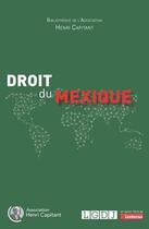 Couverture du livre « Droit du mexique » de  aux éditions Lgdj