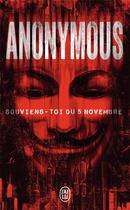 Couverture du livre « Anonymous ; souviens-toi du 5 novembre » de Anonyme aux éditions J'ai Lu