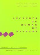 Couverture du livre « Lectures du roman de baybars » de Jean-Claude Garcin aux éditions Parentheses