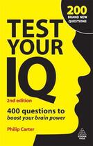 Couverture du livre « Test Your IQ » de Philip Carter aux éditions Kogan Page Digital