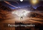 Couverture du livre « Paysages imaginaires calendrier mural 2018 din a4 horizontal - images de mondes virtuels cale » de Gaymard A aux éditions Calvendo