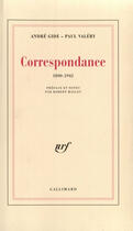 Couverture du livre « Correspondance ; 1890-1942 » de Paul Valery et Andre Gide aux éditions Gallimard (patrimoine Numerise)