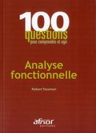 Couverture du livre « Analyse fonctionnelle » de Rober Tassinari aux éditions Afnor