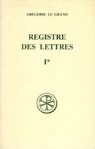 Couverture du livre « Registre des lettres t.1 » de  aux éditions Cerf