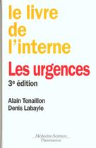 Couverture du livre « Les urgences » de Tenaillon Alain aux éditions Lavoisier Medecine Sciences