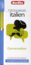 Couverture du livre « MEMOLANGUES ; italien ; conversation » de  aux éditions Berlitz