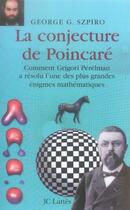 Couverture du livre « La conjecture de Poincaré » de Szpiro-G aux éditions Lattes