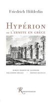 Couverture du livre « Hyperion ou l'ermite de grece » de Holderlin-F aux éditions Ressouvenances