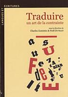 Couverture du livre « Traduire, un art de la contrainte » de Zaremba et Dutrait aux éditions Pu De Provence