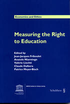 Couverture du livre « Measuring the right to education » de  aux éditions Unesco