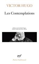 Couverture du livre « Les contemplations » de Victor Hugo aux éditions Gallimard
