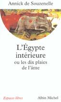 Couverture du livre « L'egypte interieure ou les dix plaies de l'ame » de Souzenelle Annick aux éditions Albin Michel