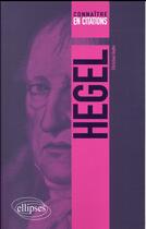 Couverture du livre « Hegel » de Christian Godin aux éditions Ellipses