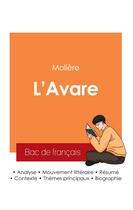Couverture du livre « Réussir son Bac de français 2025 : Analyse de L'Avare de Molière » de Moliere aux éditions Bac De Francais