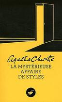 Couverture du livre « La mystérieuse affaire de styles » de Agatha Christie aux éditions Editions Du Masque