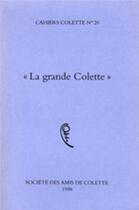 Couverture du livre « La grande Colette » de  aux éditions Pu De Rennes