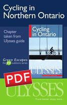 Couverture du livre « Cycling in Northern Ontario » de John Lynes aux éditions Ulysse