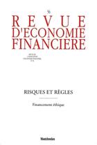 Couverture du livre « Risques et règles » de  aux éditions Association D'economie Financiere