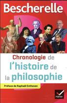 Couverture du livre « Bescherelle ; chronologie de l'histoire de la philosophie » de  aux éditions Hatier