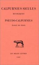 Couverture du livre « Bucoliques » de Calpurnius Siculus aux éditions Belles Lettres