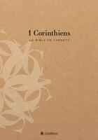 Couverture du livre « La Bible en carnets - 1 Corinthiens » de Blf Editions aux éditions Blf Europe