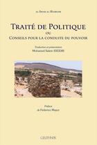 Couverture du livre « Traité de politique ou conseils pour la conduite du pouvoir » de Al-Hadrami aux éditions Paul Geuthner