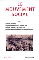 Couverture du livre « Le Mouvement Social Numero 258 Varia » de Revue Mouvement Soci aux éditions La Decouverte