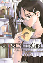 Couverture du livre « Gunslinger girl ; coffret Tome 1 à Tome 4 » de Yu Aida aux éditions Asuka