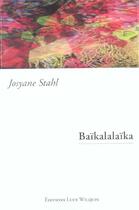 Couverture du livre « Baikalalaika » de Josyane Stahl aux éditions Luce Wilquin