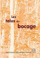 Couverture du livre « Les talus du bocage » de Pierre Bazin aux éditions Idf