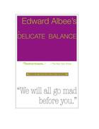 Couverture du livre « A Delicate Balance » de Edward Albee aux éditions Overlook
