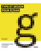 Couverture du livre « Typo et design pour écran » de Ellen Lupton aux éditions Pyramyd