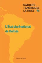 Couverture du livre « Cahiers des ameriques latines n96 2021/1 » de Francoise Martinez aux éditions Iheal